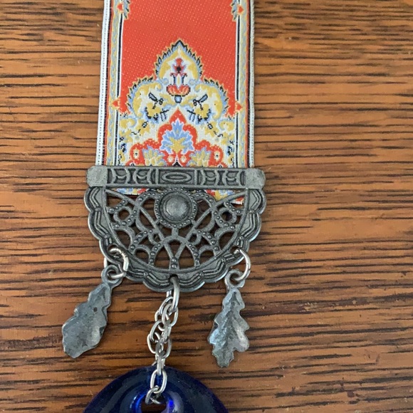 Evil eye with brass and tapestry - Picture 2 of 4